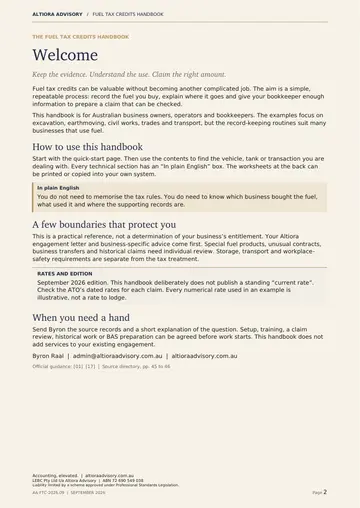 Fuel Tax Credits Made Clear, page 2