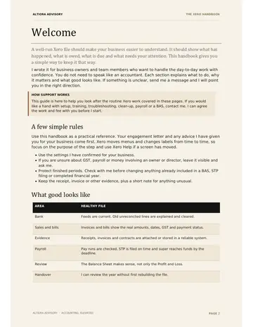 The Xero Handbook, page 2