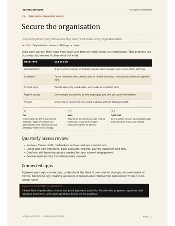 The Xero Handbook, page 10